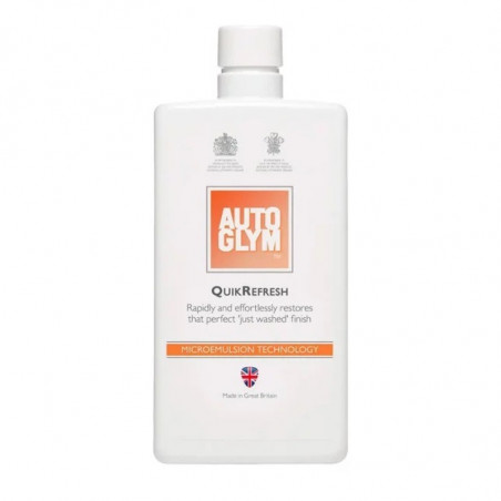 Autoglym Quik Refresh 500ml - Shampoing Sans Rinçage Carrosserie Voiture Technologie Microémulsion