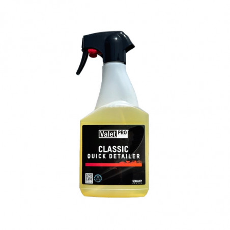 Valet Pro Classic Quick Detailer 500ml - Solution de Brillance Carrosserie Express Auto et Moto