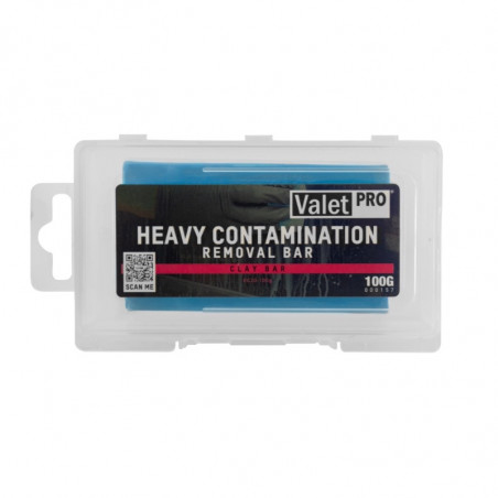 ValetPro Blue Heavy Clay Bar 100g - Barre d'Argile Décontamination Lourde