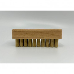ValetPro Brosse Nettoyage Cuir - Soies Nylon Douces Manche Ergonomique