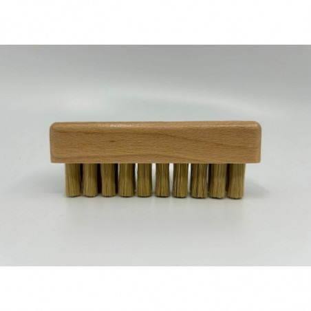 ValetPro Brosse Nettoyage Cuir - Soies Nylon Douces Manche Ergonomique