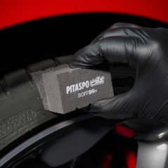 SOFT99 Pitaspo Tyre Sponge - Applicateur Éponge Profilé pour Brillant Pneus