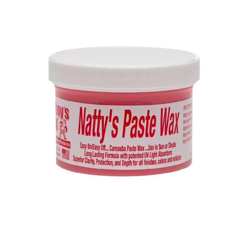 Poor Boy's Natty's Red Paste Wax 236ml - Cire Carnauba Premium Brésilienne pour Carrosserie Auto Toutes Couleurs Poor Boy's Natty's Red Paste Wax 236ml - Cire Carnauba Premium Brésilienne pour Carrosserie Auto Toutes Couleurs
