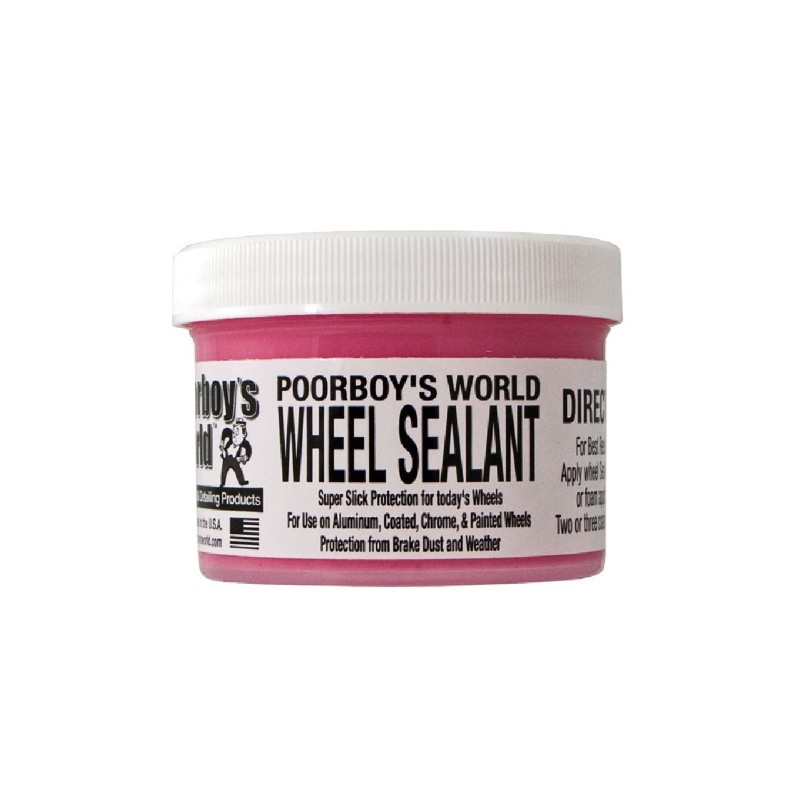 Poorboys Wheel Sealant 8oz - Cire Protection Longue Durée pour Jantes Alu Voiture