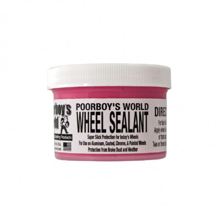 Poorboys Wheel Sealant 8oz - Cire Protection Longue Durée pour Jantes Alu Voiture