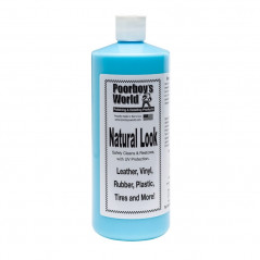 Poorboy's World Natural Look 236ml - Dressing Plastiques Intérieur Voiture Finition Mate