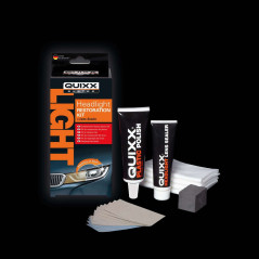 Quixx - Kit de Restauration de Phares Polycarbonates - Solution Complète