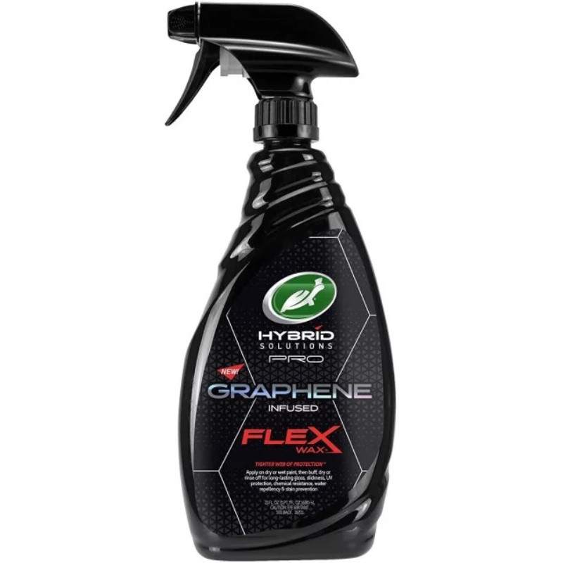 Turtle Wax Hybrid Solutions Pro Graphene Flex Wax 680ml - Cire Graphène Spray Révolutionnaire Turtle Wax Hybrid Solutions Pro Graphene Flex Wax 680ml - Cire Graphène Spray Révolutionnaire