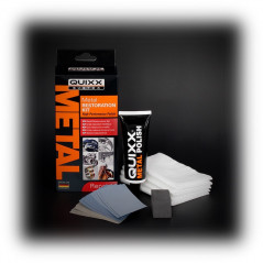 Kit de Restauration Métallique Quixx - Pâte de Polissage Haute Performance pour Chrome et Aluminium Voiture et Moto