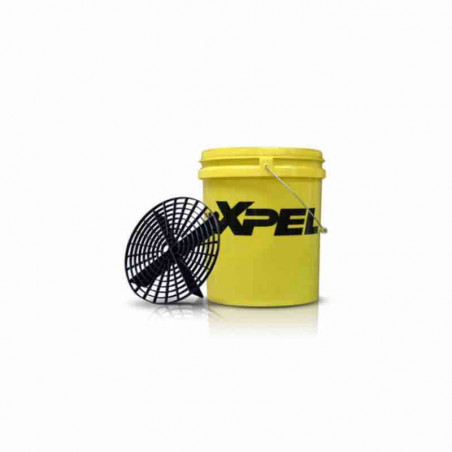 Seau à Linge XPEL 18,92 L avec Pare-Sable (Couvercle non inclus) - Solution Professionnelle Lavage Detailing
