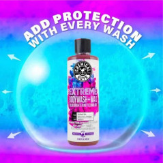 Chemical Guys Extreme Body Wash and Wax 473ml - Shampoing Cire Carnauba Ultra Concentré