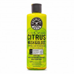 Chemical Guys Citrus Wash and Gloss 473ml - Shampoing Agrumes Hyper-Concentré avec Brillance