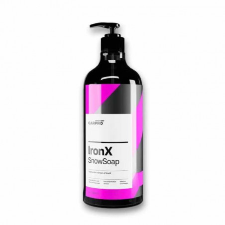 CarPro Iron X Snow Soap - Shampoing 3 en 1 Décontaminant Ferreux