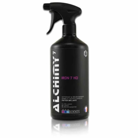 Alchimy7 Iron 7 HD - Décontaminant Ferreux et Nettoyant Multi-Surfaces