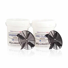Alchimy7 Pack Duo Seaux 15L + Grilles - Kit Complet Méthode 2 Seaux