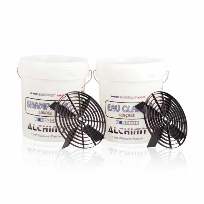Alchimy7 Pack Duo Seaux 15L + Grilles - Kit Complet Méthode 2 Seaux Alchimy7 Pack Duo Seaux 15L + Grilles - Kit Complet Méthode 2 Seaux