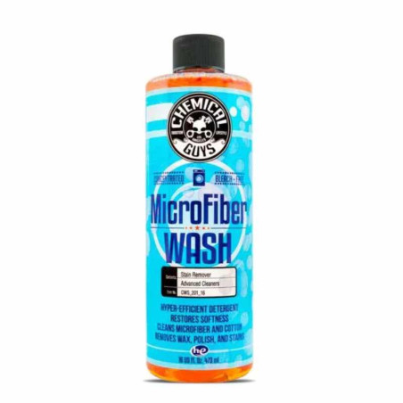 Chemical Guys Microfiber Wash 473ml - Lessive Spécialisée Microfibres Detailing