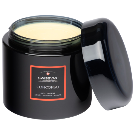 Swissvax Concorso - Cire Carnauba Premium 50% pour Brillance Miroir et Effet Mouillé de Concours