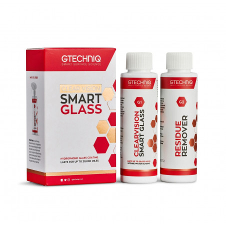 Gtechniq - Kit Clear Vision pour vitres - Traitement céramique vitrage