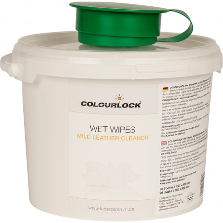 Colourlock - Distributeur de Lingettes Wet Wipe Nettoyant Doux  (90 LINGETTES DE 290 X 300 MM)
