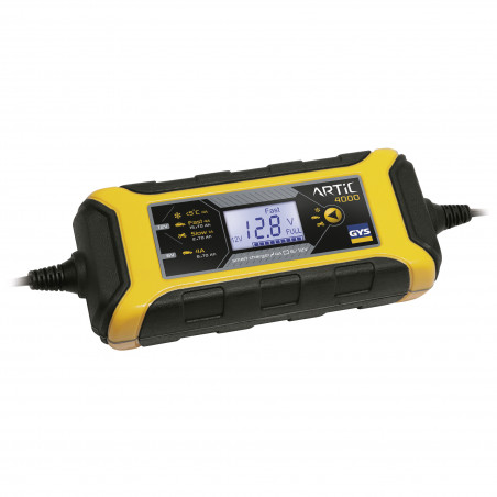 GYS Artic 4000 - Chargeur et Maintien de Charge Batterie Automatique 6V/12V Intelligent