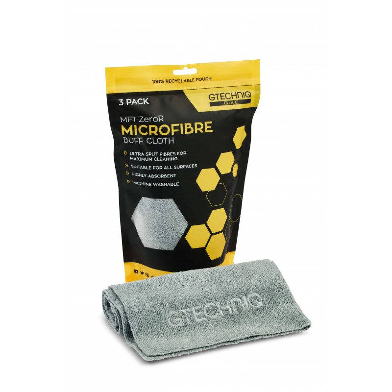 Gtechniq BIKE - Pack de 3 Microfibres