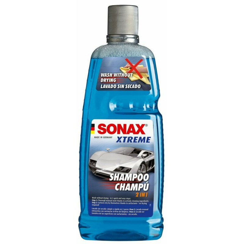 Sonax - Xtreme 2 en 1 - Shampoing carrosserie Auto Séchant