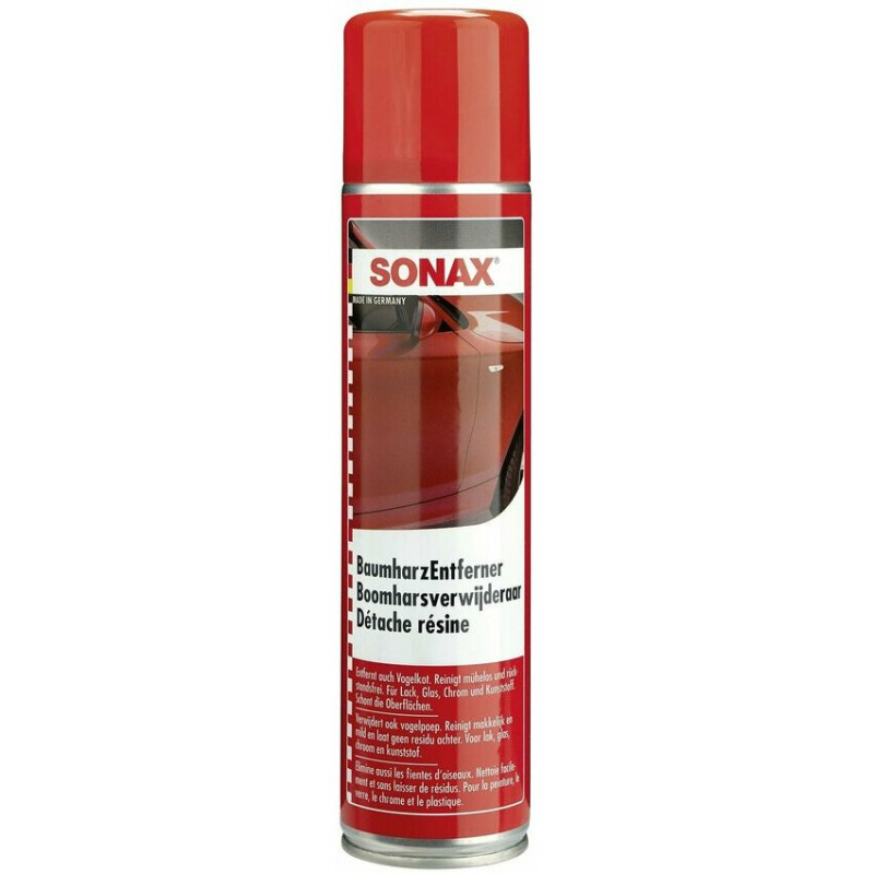 SONAX Tree Sap Remover 400ml - Détachant Résine d'Arbre Professionnel en Aérosol SONAX Tree Sap Remover 400ml - Détachant Résine d'Arbre Professionnel en Aérosol