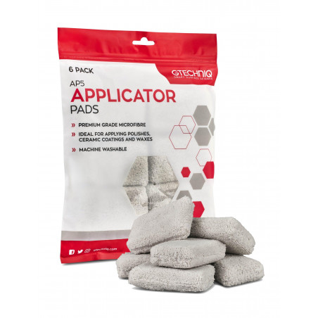 Gtechniq - AP5 - Pack de 6 - Tampons applicateurs en microfibre