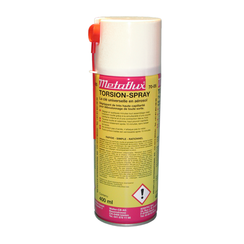 Metaflux 70-05 Torsion Spray - Dégrippant Haute Performance à Effet Refroidissant